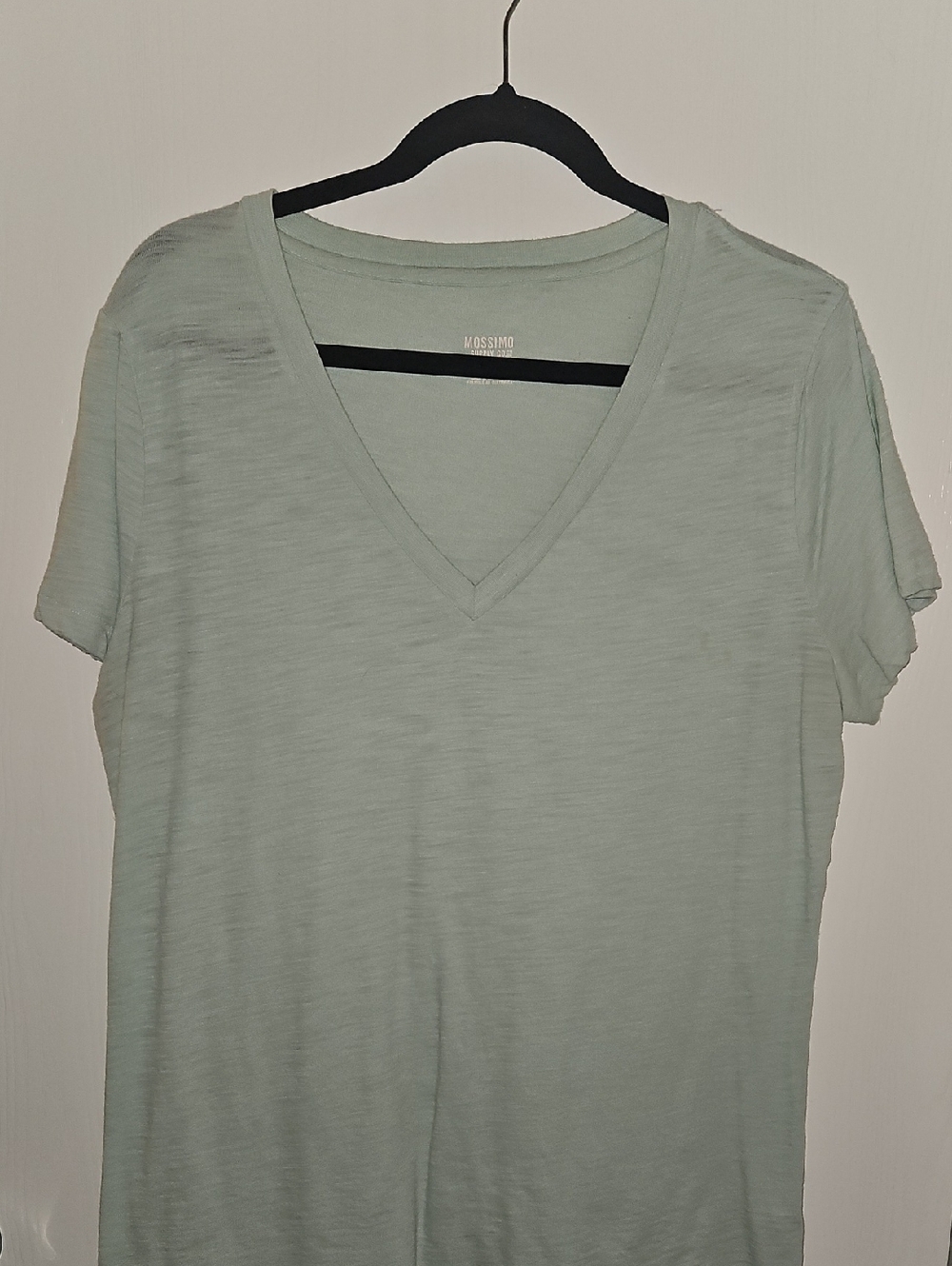 Mossimo V-Neck Short Sleeve Tee in Sage Green